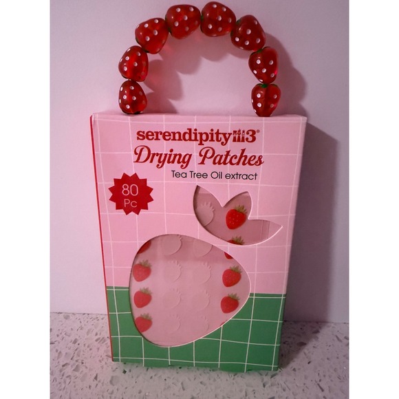 Serendipity 3 Other - Serendipity 3 Strawberry Drying Patches 80 Count Tea Tree Oil Blemish Spots NEW